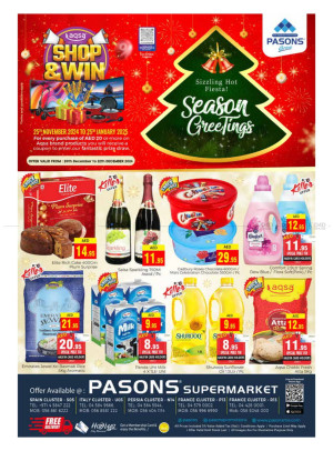 Season's Greetings - Pasons 18 Supermarket