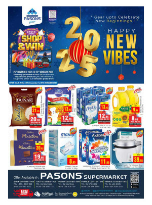 Happy New Vibes - Pasons 18 Supermarket