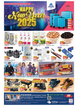 Happy New Year - Pasons 21 Supermarket, Persia Cluster