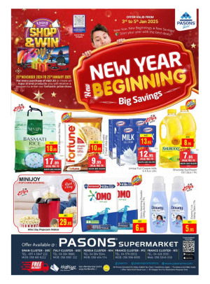 New Year & New Beginning - Pasons 18 Supermarket