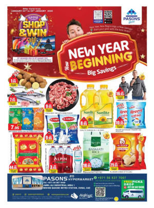 New Year & New Beginning - Pasons 20 Supermarket