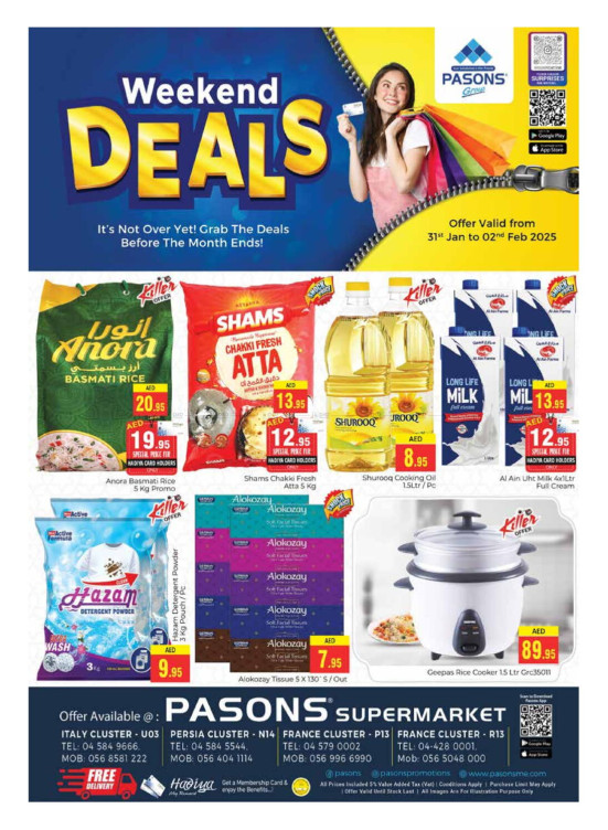 Weekend Deals - Pasons 18 Supermarket