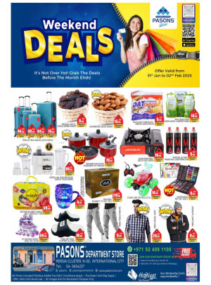 Weekend Deals - Pasons 21 Supermarket, Persia Cluster