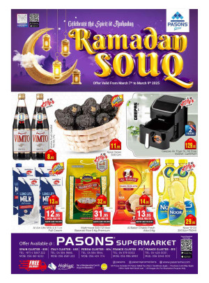 Ramadan Deals - Pasons 18 Supermarket