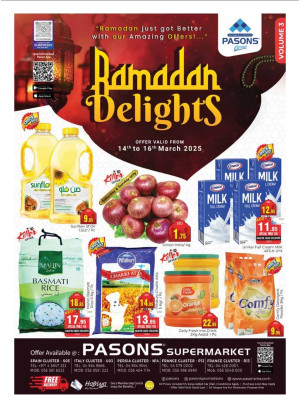 Ramadan Deals - Pasons 18 Supermarket