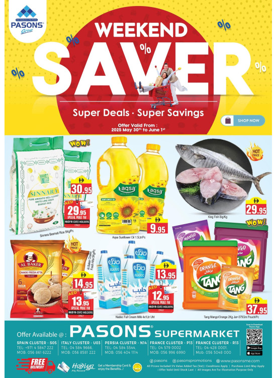 Weekend Saver - Pasons 18 Supermarket
