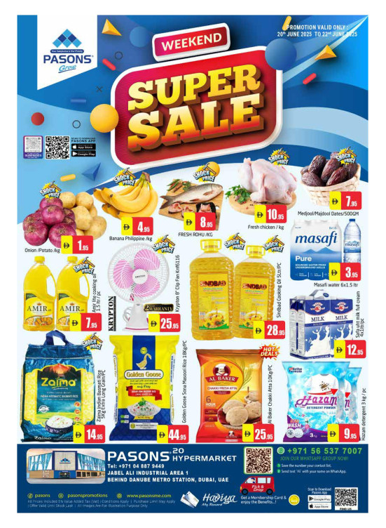 Super Sale - Pasons 20 Supermarket