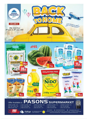 Back To Home Deals - Pasons 18 Supermarket