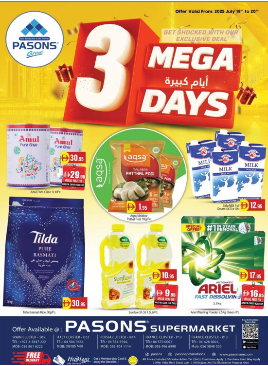 Mega Deals - Pasons 18 Supermarket
