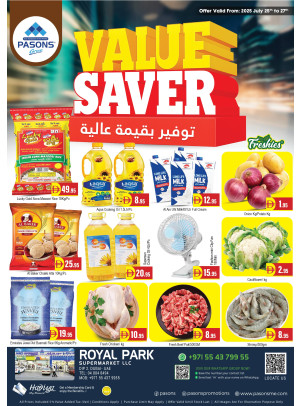 Value Saver - Royal Parco Supermarket & Department Store DIP2