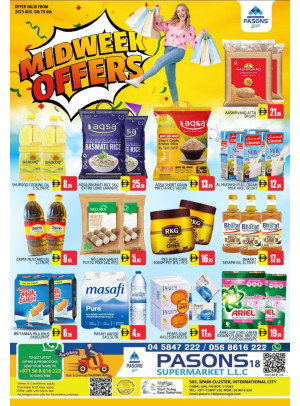 Midweek Offers - Pasons 18 Supermarket