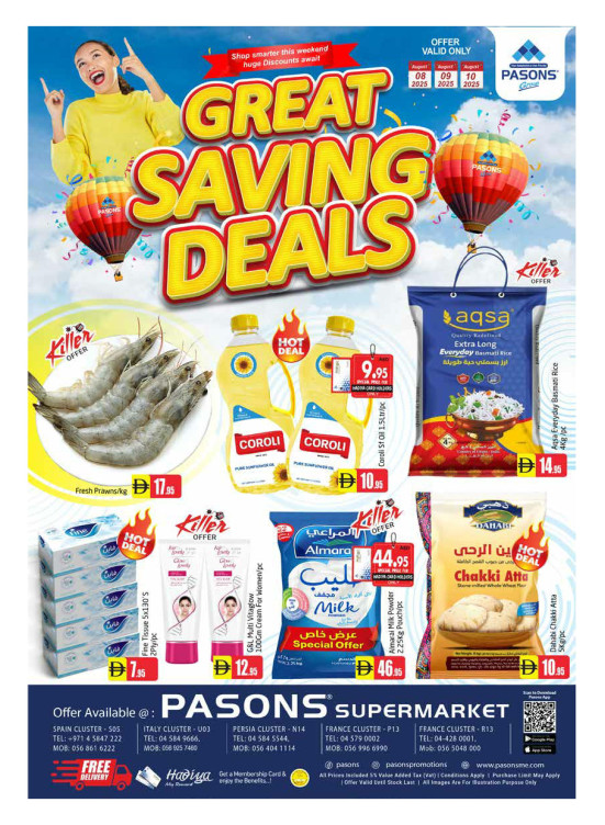 Great Saving Deals - Pasons 18 Supermarket