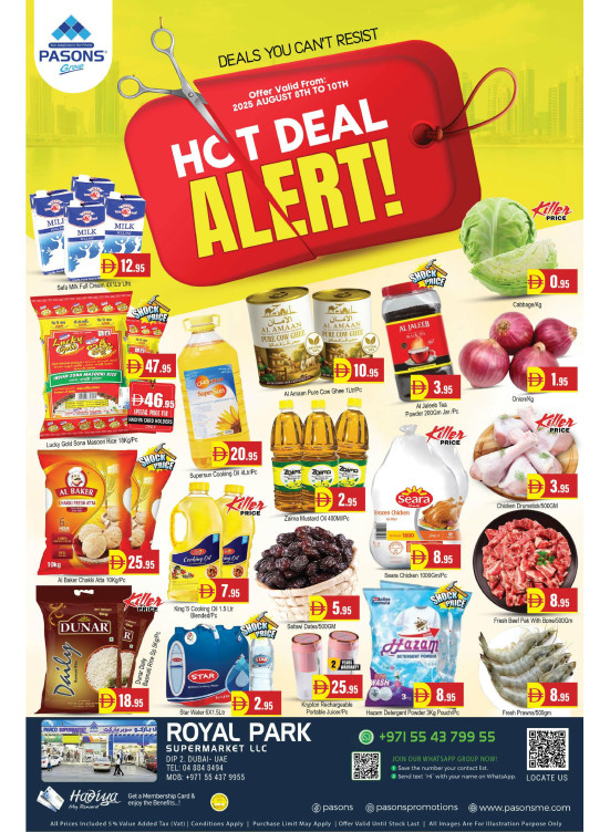 Hot Deals - Royal Parco Supermarket & Department Store DIP2