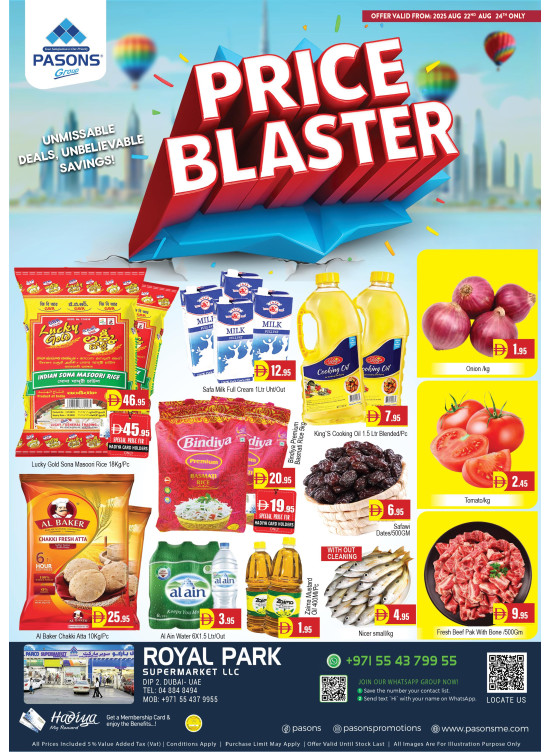 Price Blaster - Royal Parco Supermarket & Department Store DIP2