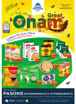 Onam Festival Offers