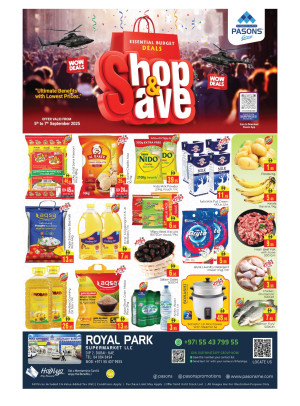 Shop & Save - Royal Parco Supermarket & Department Store DIP2
