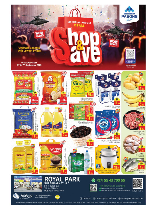 Shop & Save - Royal Parco Supermarket & Department Store DIP2