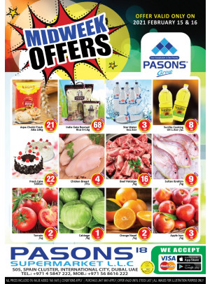 Midweek Offers - Pasons 18 Supermarket