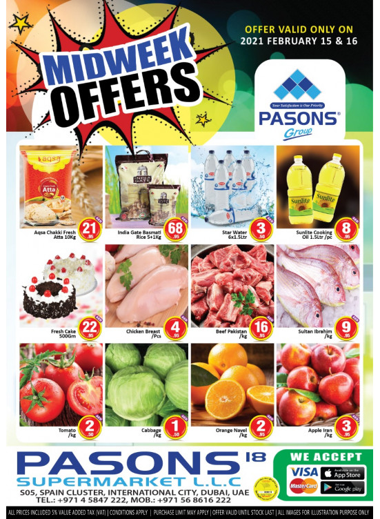 Midweek Offers - Pasons 18 Supermarket