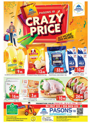 Crazy Price - Pasons 18 Supermarket