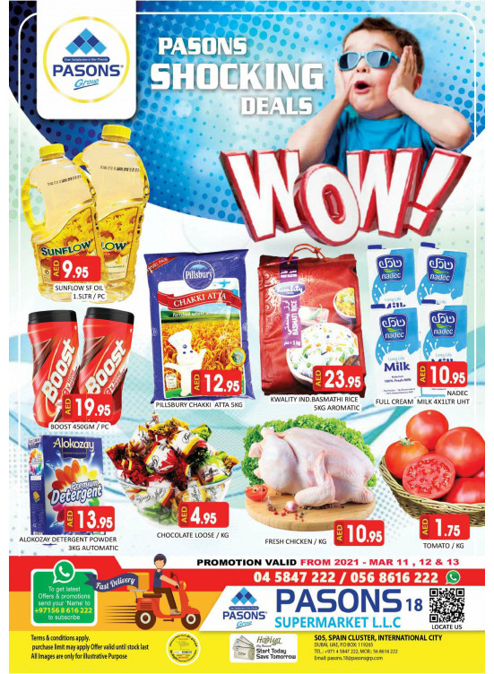 Shocking Deals - Pasons 18 Supermarket