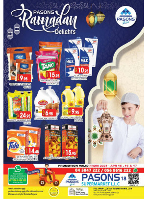Ramadan Dellights - Pasons 18 Supermarket