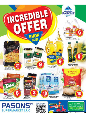 Incredible Offers - Pasons 19 Supermarket