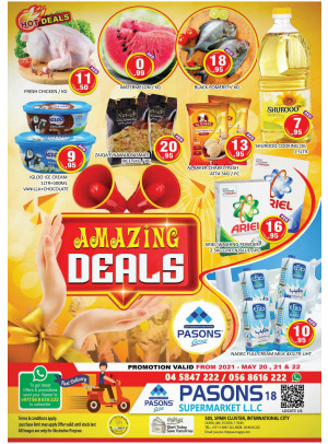 Amazing Deals - Pasons 18 Supermarket