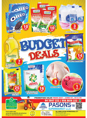 Budget Deals - Pasons 18 Supermarket