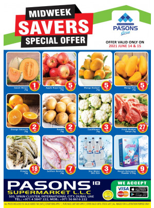 Midweek Savers - Pasons 18 Supermarket