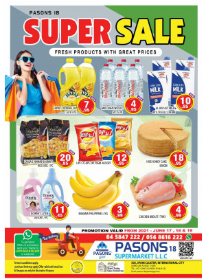 Super Sale - Pasons 18 Supermarket