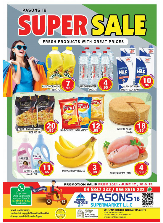 Super Sale - Pasons 18 Supermarket