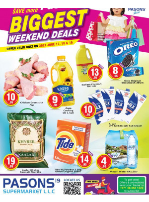 Biggest Weekend Deals - Pasons 19 Supermarket