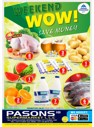 Weekend Deals - Pasons 18 Supermarket