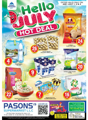 Hot Deals - Pasons 19 Supermarket