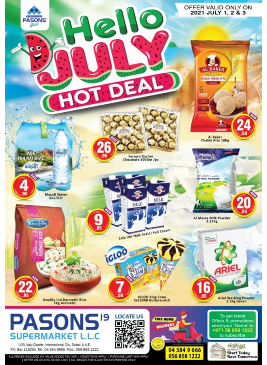 Hot Deals - Pasons 19 Supermarket
