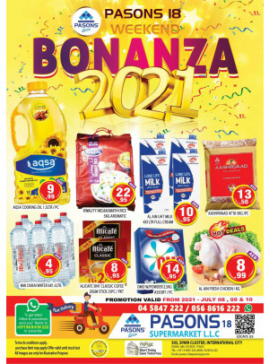 Weekend Deals - Pasons 18 Supermarket