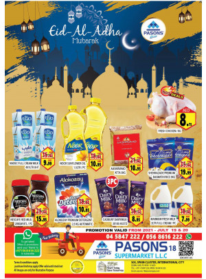 Eid Al Adha Offers - Pasons 18 Supermarket