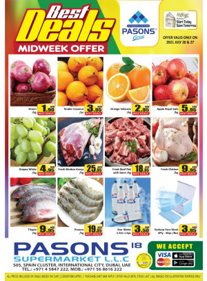 Midweek Offers - Pasons 18 Supermarket