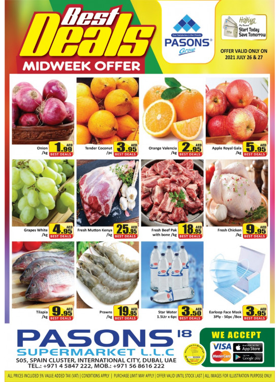 Midweek Offers - Pasons 18 Supermarket