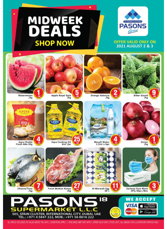 Midweek Deals - Pasons 18 Supermarket