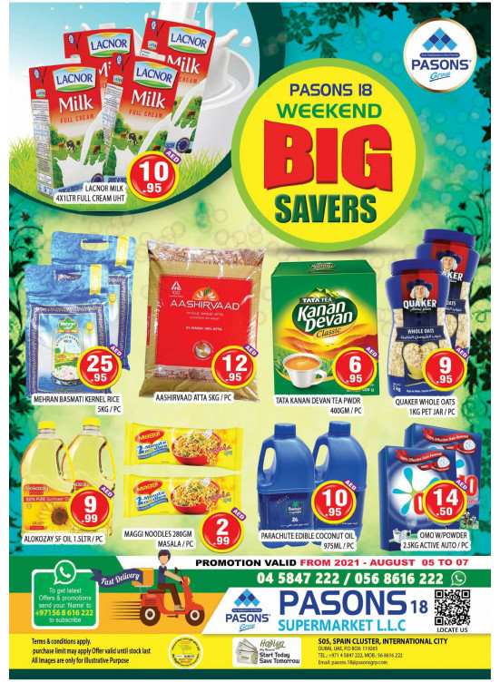 Weekend Big Savers - Pasons 18 Supermarket