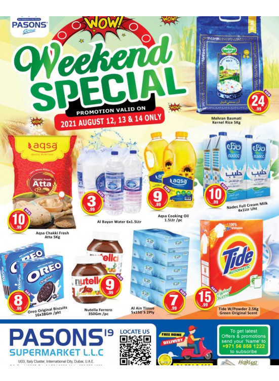 Weekend Deals - Pasons 19 Supermarket