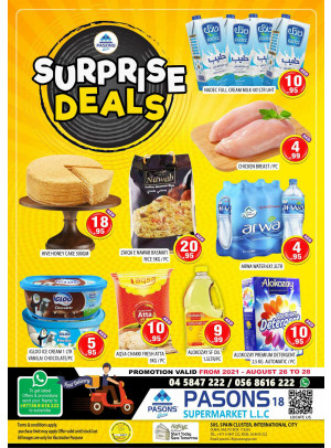 Surprise Deals - Pasons 18 Supermarket