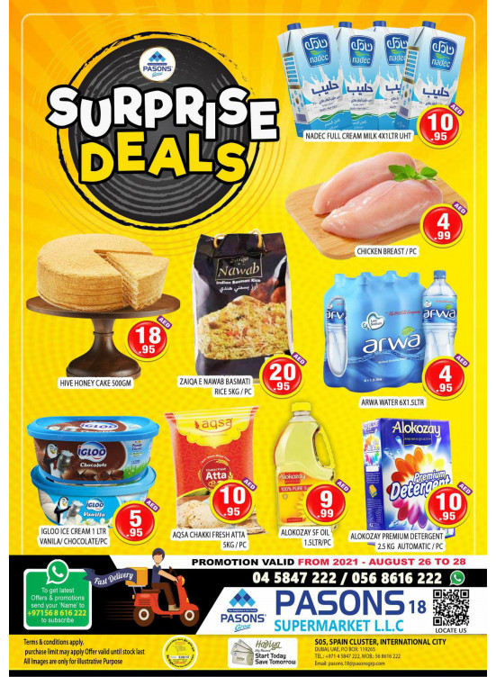 Surprise Deals - Pasons 18 Supermarket