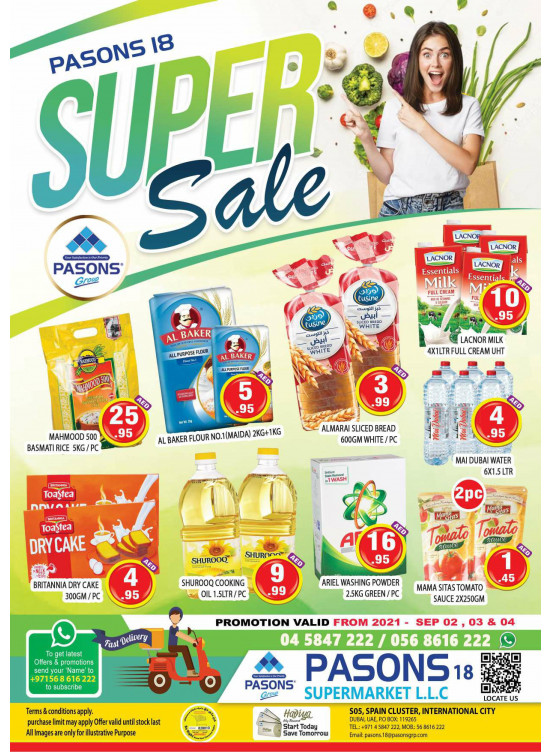 Super Sale - Pasons 18 Supermarket