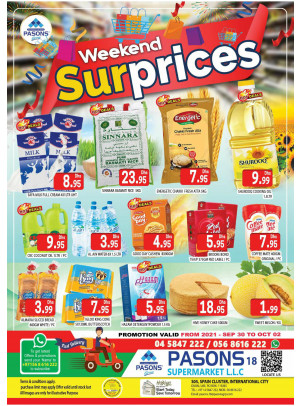Weekend Surprises - Pasons 18 Supermarket