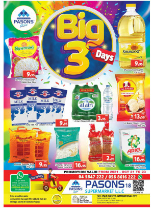 Big 3 Days - Pasons 18 Supermarket