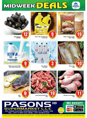Midweek Deals - Pasons 18 Supermarket