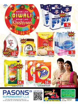 Diwali Deals - Pasons 19 Supermarket